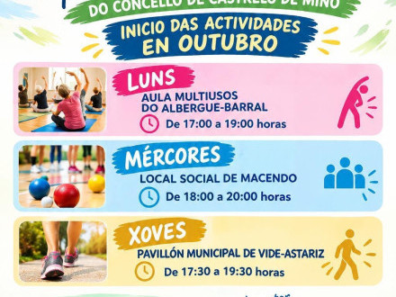 Actividades gratuitas para adultos e maiores
