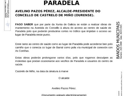 CORTE ESTRADA CENTRO SA�DE