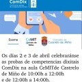 Probas ComDix na aula CeMIT de Castrelo de Mio
